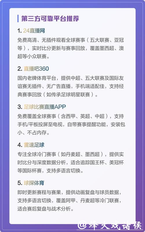 免费观看世界杯直播的最佳网站推荐